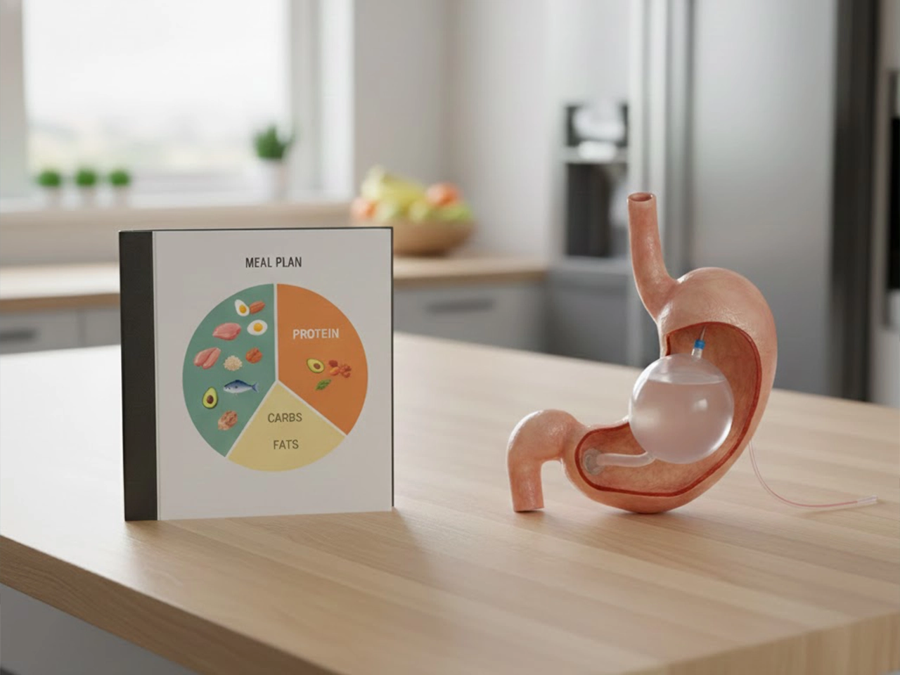 جدول الأكل بعد عملية بالون المعدة