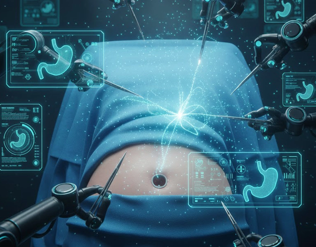 تكميم المعدة بفتحة واحدة